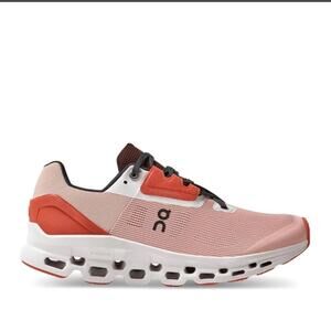 On Running Orange Athletic Shoes Sleek Design